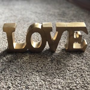 Gold Love Word